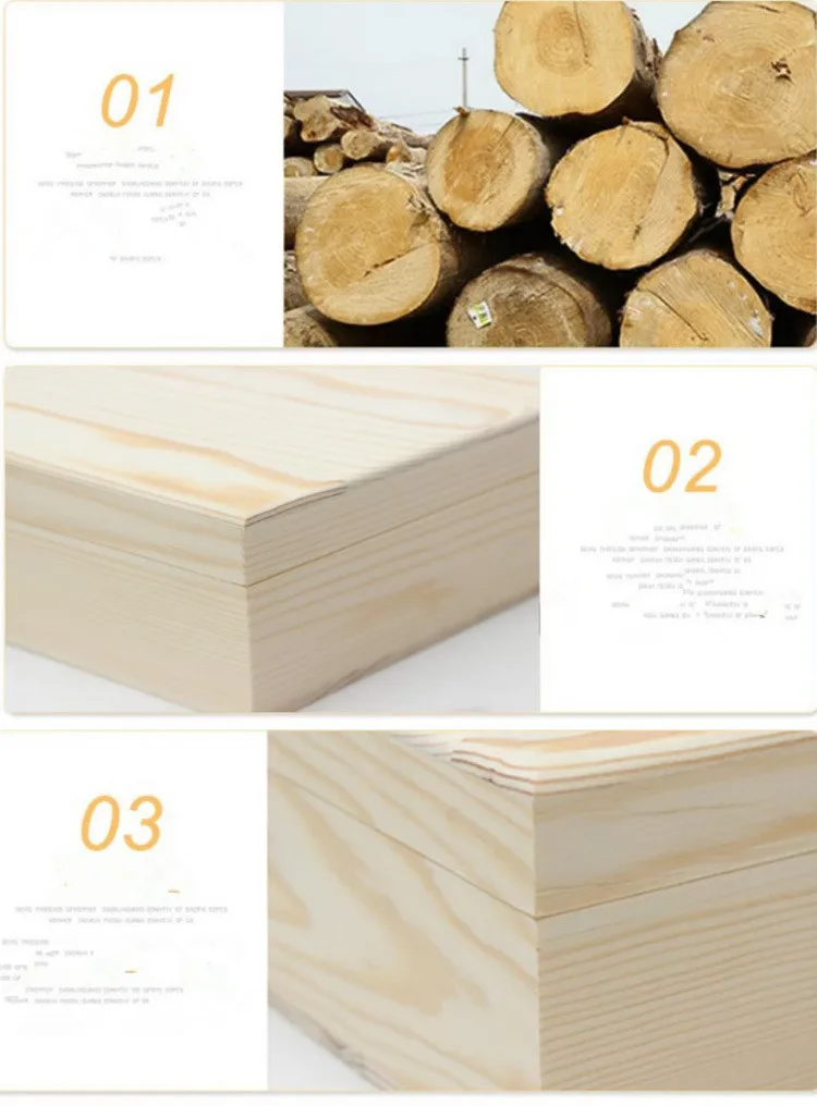 Chuanghua Custom Wood Christmas Gift Box Gift Boxes With Acrylic glass Windows Gift Wooden Boxes With Handles