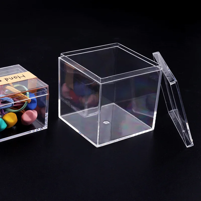 Acrylic Box Custom Clear Plexiglass Acrylic Display 5side Box With Lid/sliding Lid Poke Poking Mon Card Booster Display Box Case