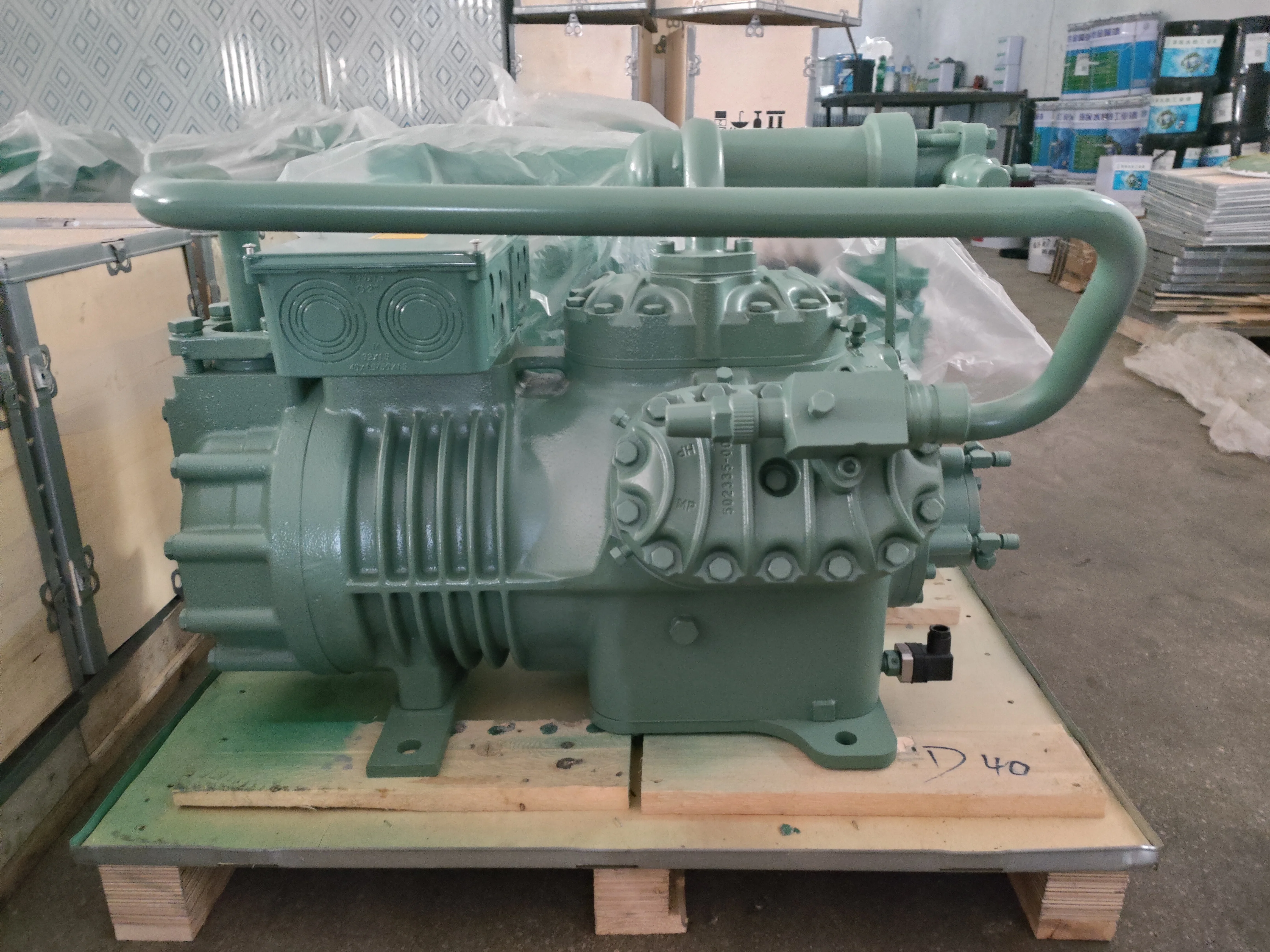 New Cold Storage Air Cooler for industrial Use Refrigerant Parts 06DR7250DC0600 Original Semi-Closed Piston Compressor