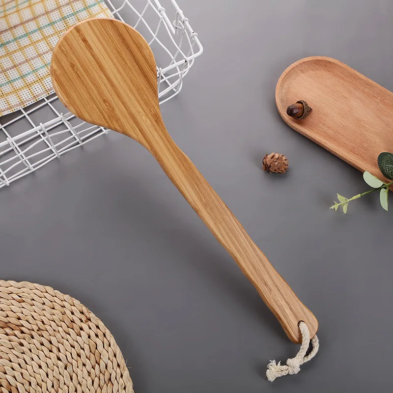 Bath brush Bamboo long handle bristle bathroom products rub bath body rub mud bath brush solid wood massage brush