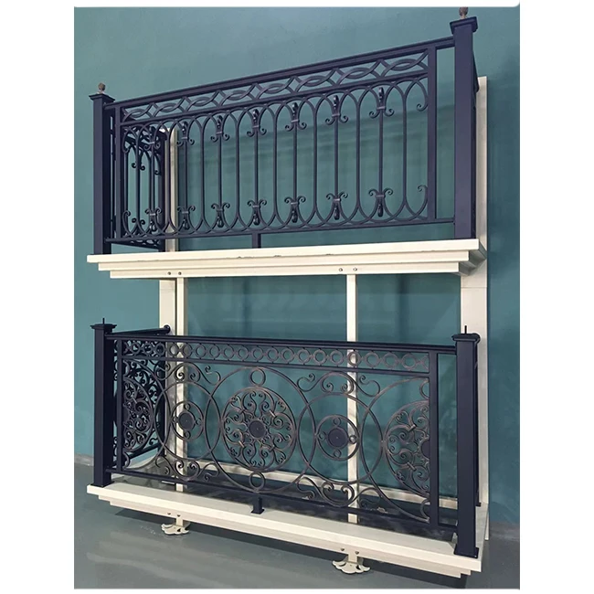 Lightweight And Strong Impact-resistant Villa Balcony Fence No Rust Spray Metal Security Fence