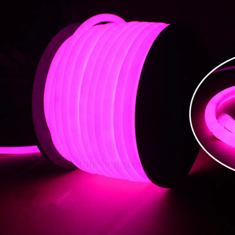 Гибкая садовая дорожная RGB веревка трубка IP65 100 м гибкая rgb мультивольт высокая Люминесцентная светодиодная неоновая лампа