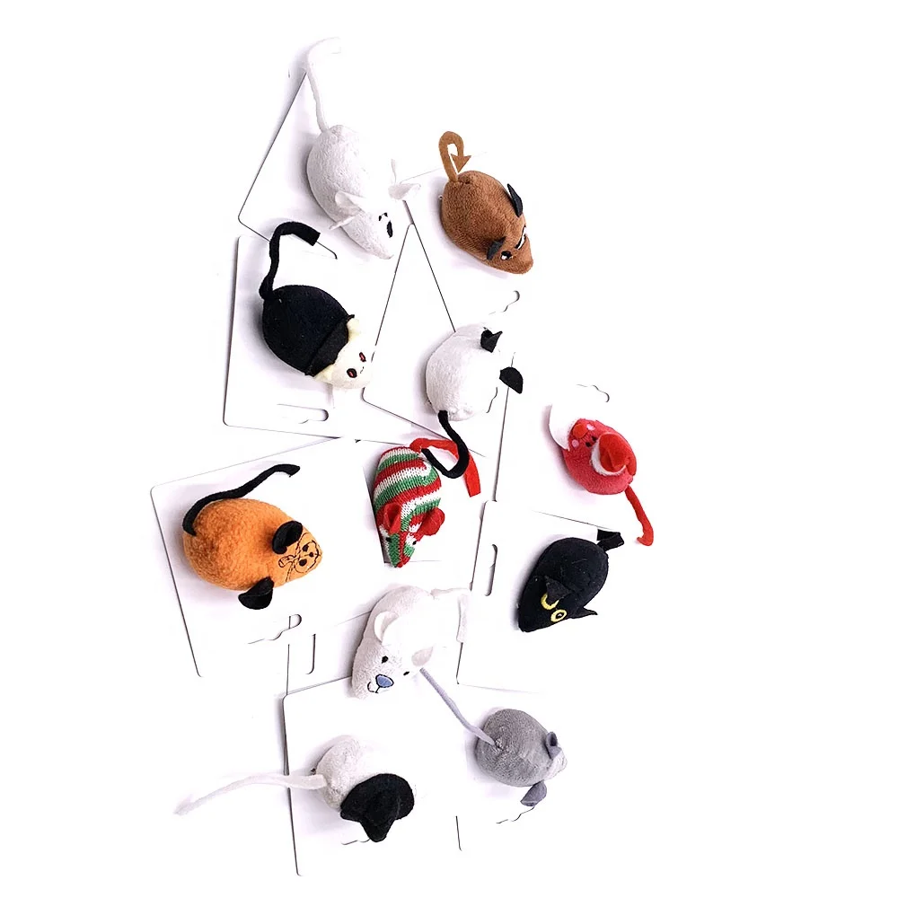 Симпатичные Прочный chaser царапин чучело полиэстер мышь Форма кошка игрушки с поставщиками