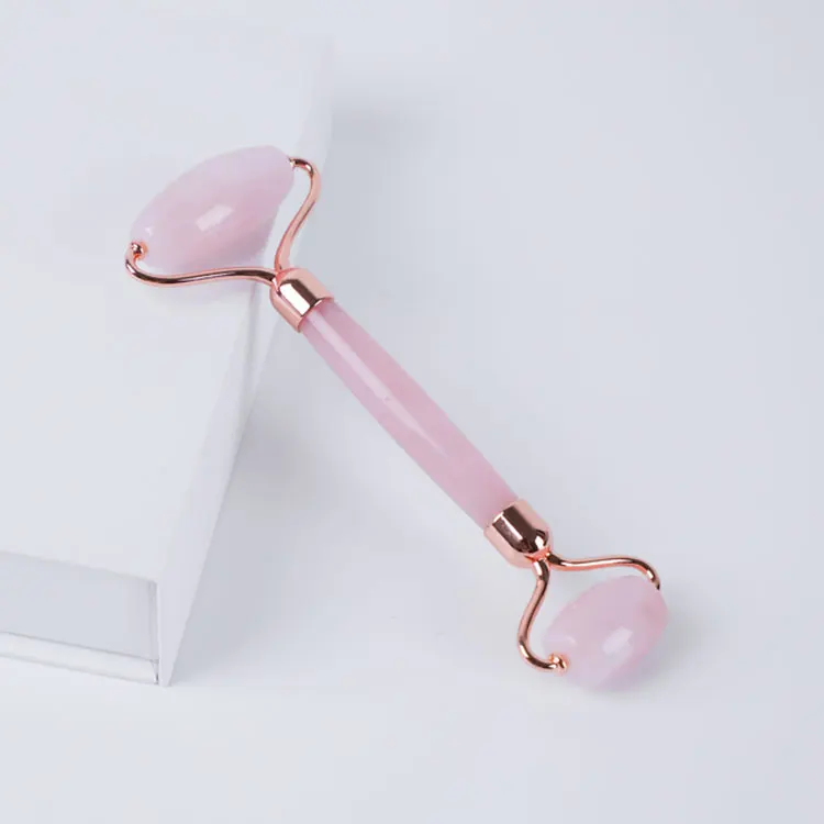 
new product 2019 beauty instrument natural roller quartz jade facial massager 