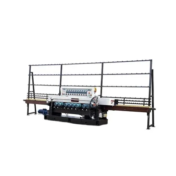 Стеклянный прямой кромкострогальный станок 9 моторов для резки стекла Станков по обработке стекла