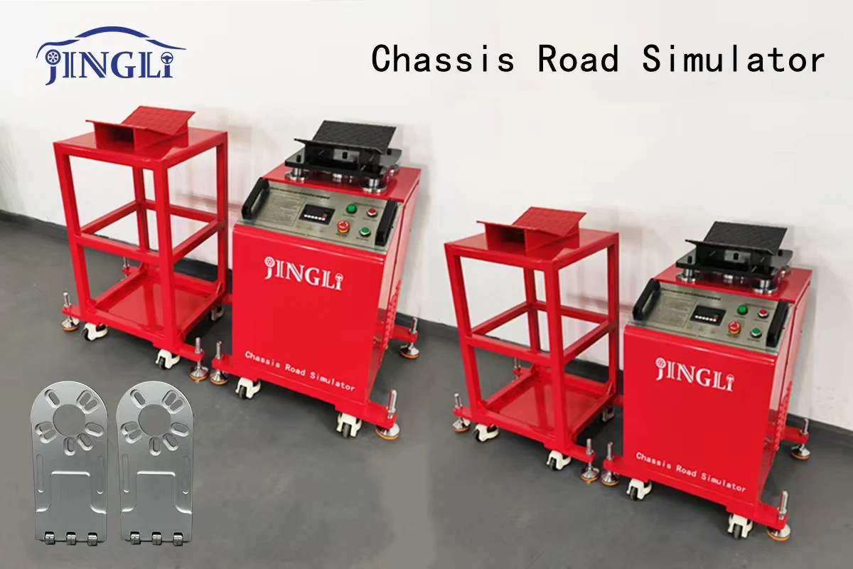Auto Chassis Road Simulator Shaker Includes Two Shakers, Two Fixing Towers, Two Force Releasers for Wheel