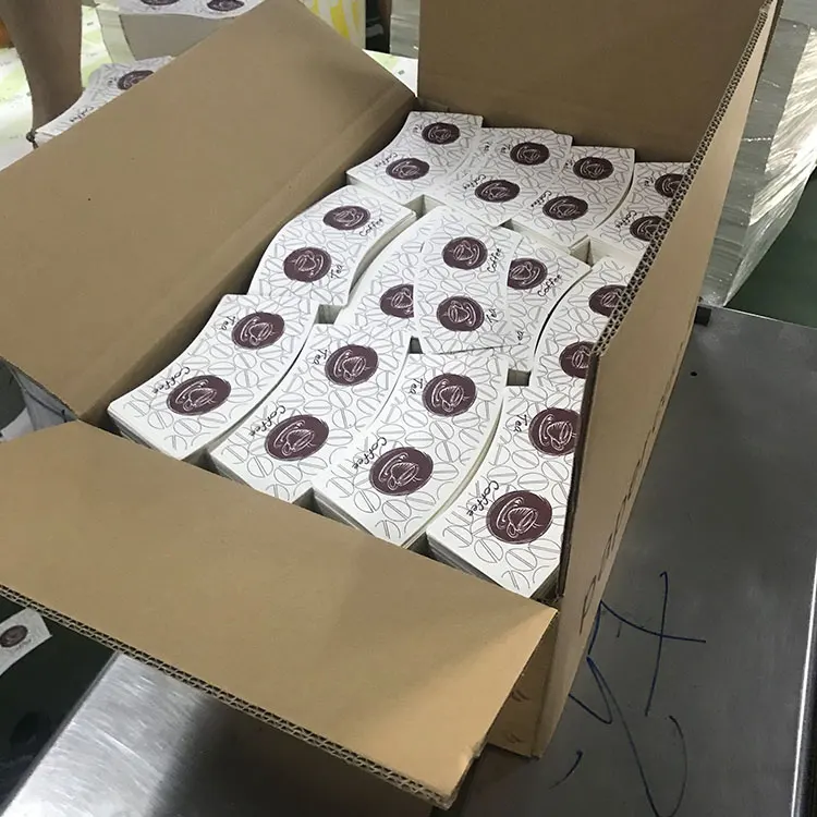 Wholesale very cheap printed paper fan with a cup paper cup fan shapes raw material price for algeria paper cup