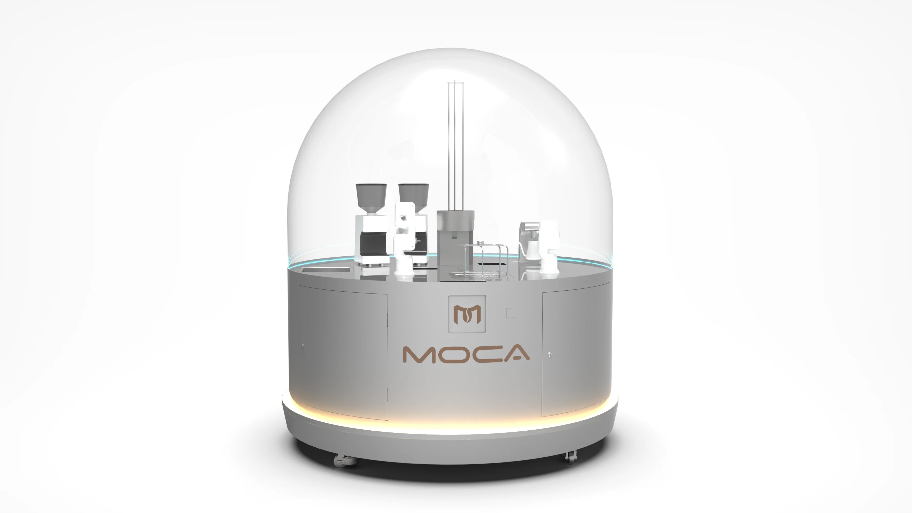 Wholesale Smart Fully Automatic New Retail Coffee Vending Robots