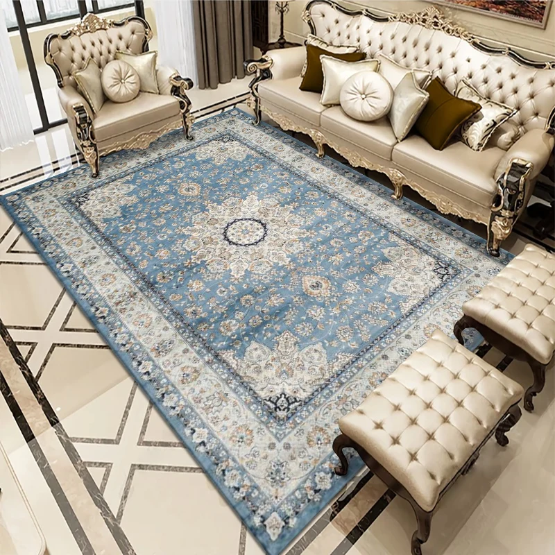 Luxury Persian Plush Area Rugs Prayer Mat Rugs Living Room Large Rugs Tapete Handtufted Carpet for sale