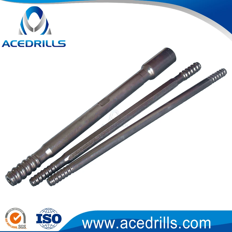 R32 R38 Underground Longhole Drilling Rod Threaded MM MF Speed