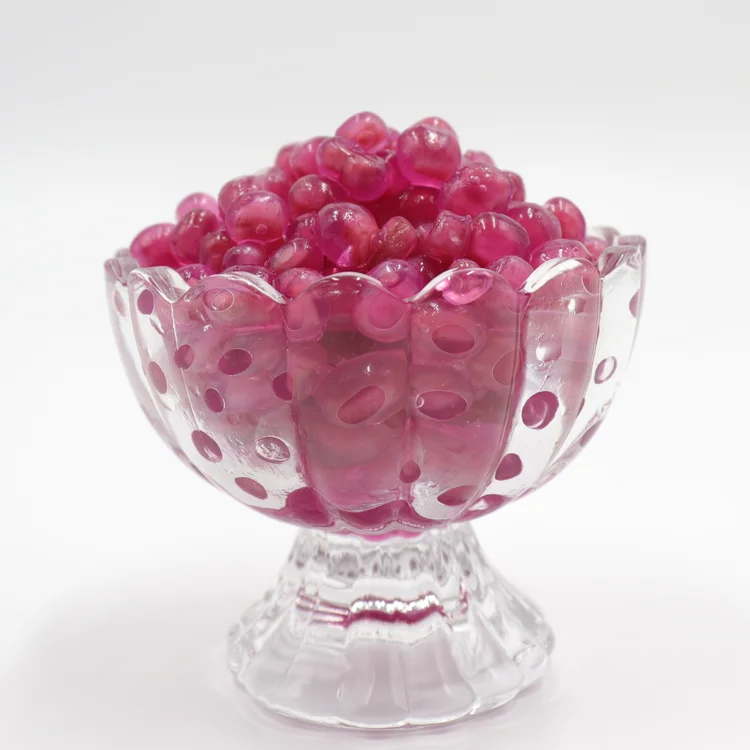 
Лидер продаж, Фиолетовый Картофельный хлопьевой шар pop boba для травяного желе/десерта/мороженого 