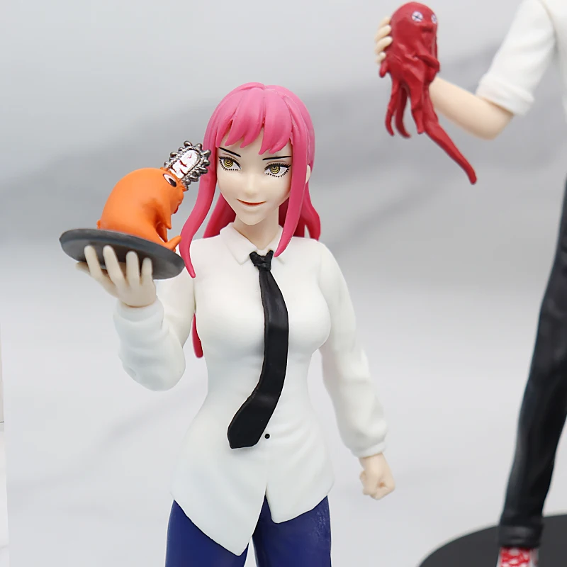 5 Styles the chainsaw man figuras japanese anime toys Makima Pochita Denji Power figure action