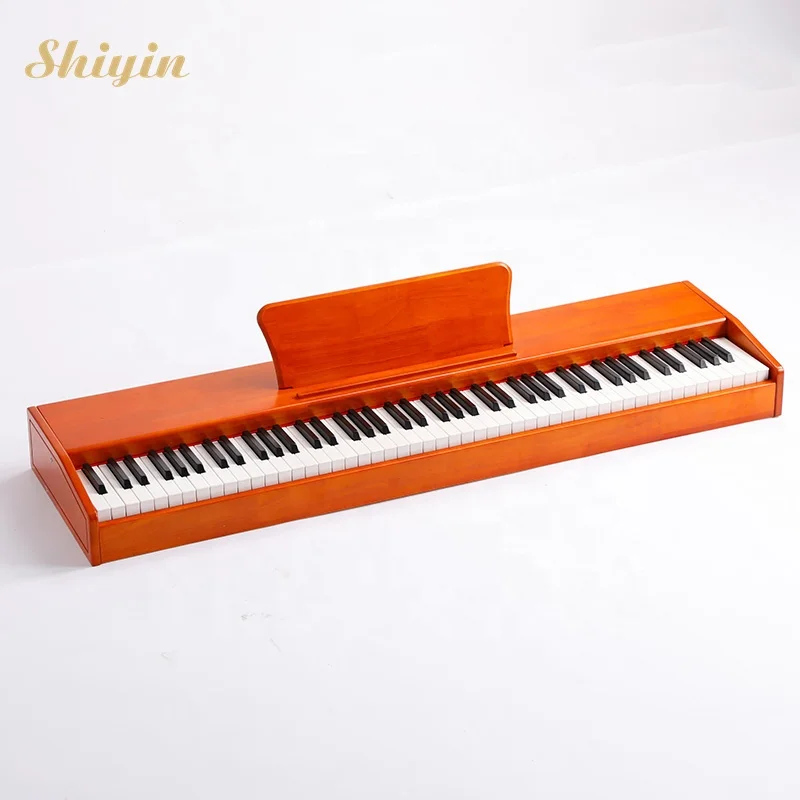 Dark Brown Multi-Timbral Abs Matte Keyboard 88 Key Piano Electric Keyboard For Sale