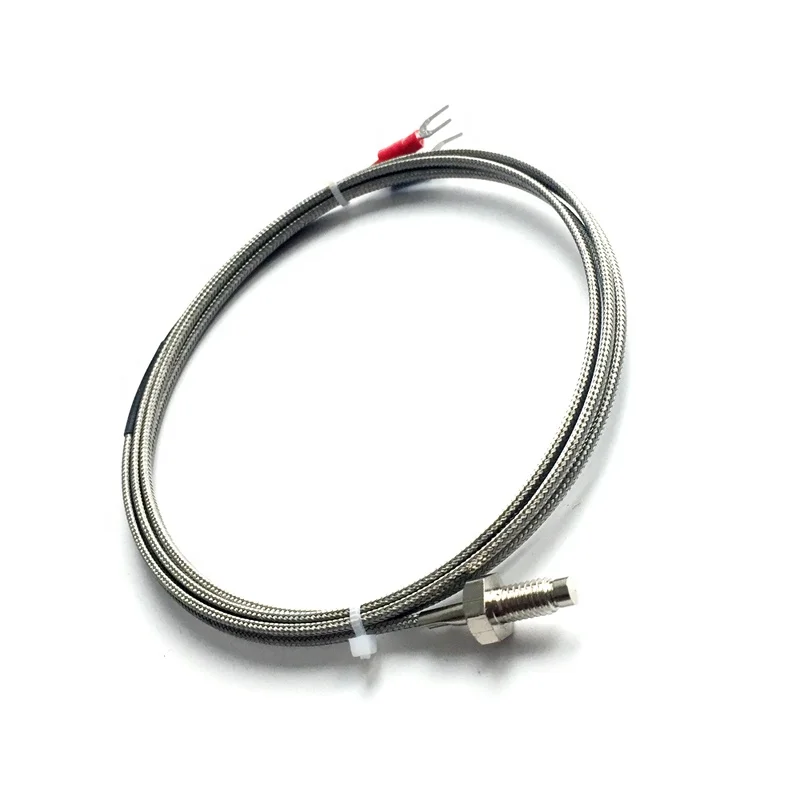 6x70mm thermocouple rtd pt100 temperature sensor with m10x1.5 screw