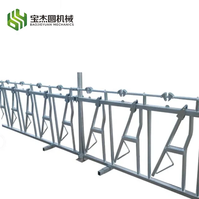 Factory price cow farm equipment high quality durable cow neck lock easy clean cattle headlock
