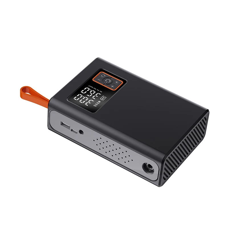 Wholesale Customization 12V 150Psi Car Jump Starter With Tire Inflator Electric Air Pump Multifunction Portable Digital Nozzle