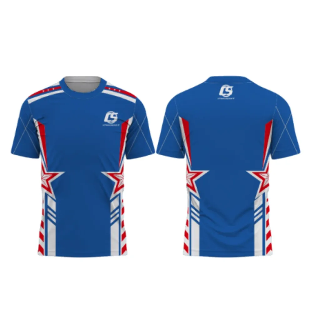 Custom Gaming Shirt Esports Jersey Sublimation Esports Shirts Gaming T Shirt Esport Jersey Printed Cool Design Jersey