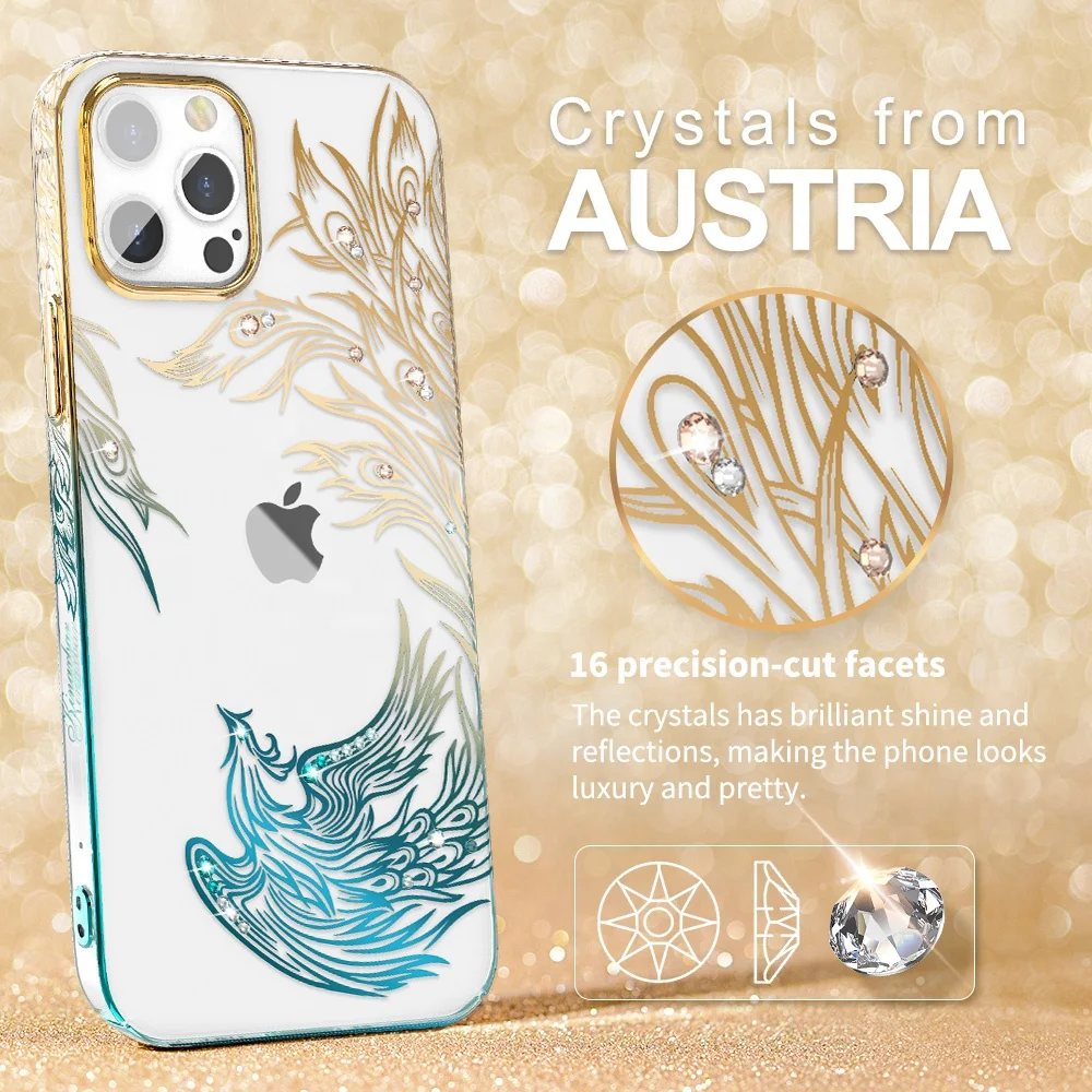 China Culture Phoenix Designer Luxury PC Waterproof Full Cover Mobile Phone Case For IPhone 13 Pro Max
