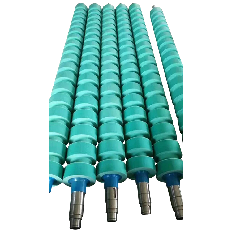 
 Промышленный полиуретановый резиновый ролик для тиснения под заказ  