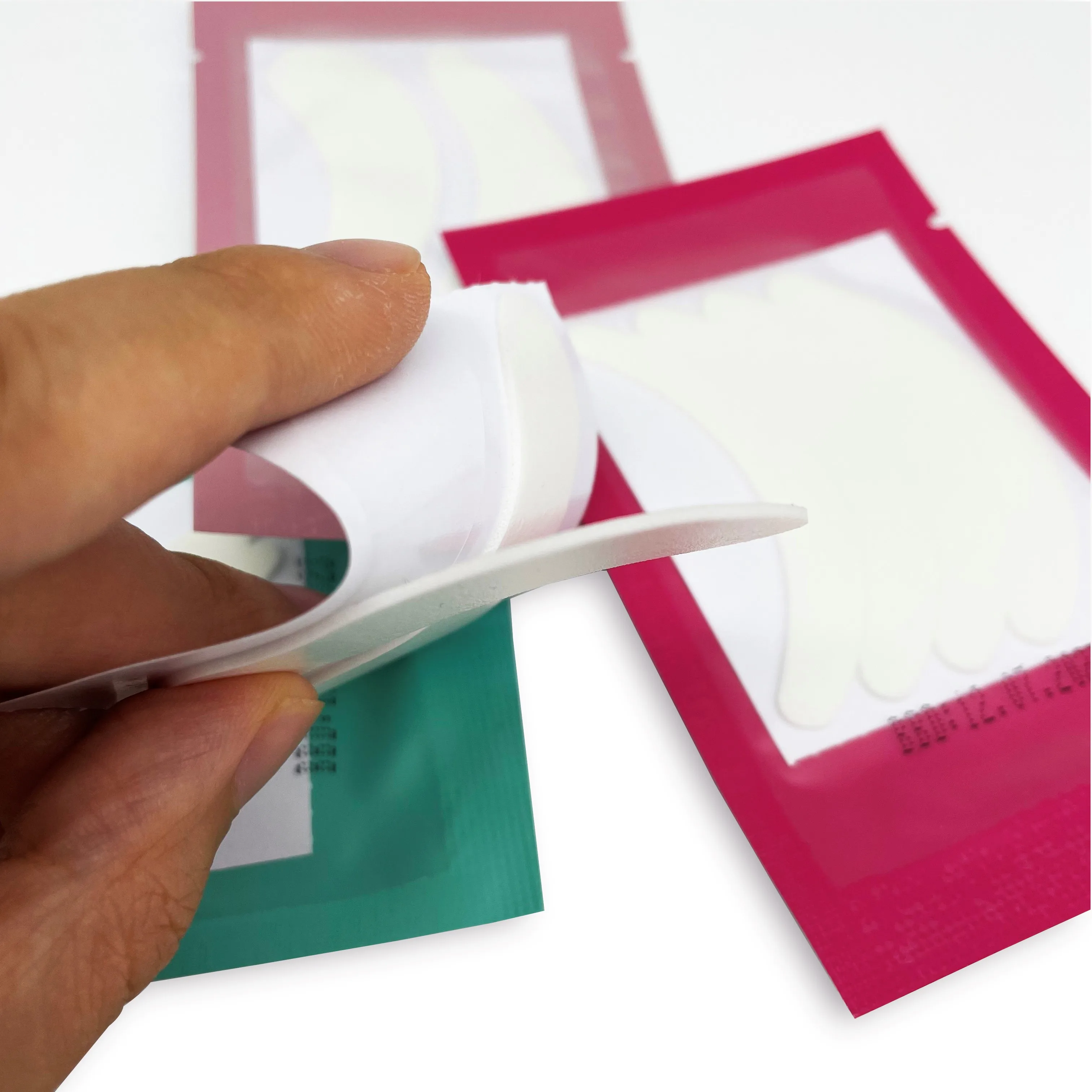 Private Label Custom Foam Tape Eye Pads Under Eye Patches For Eyelash Extension Lint Free Pads