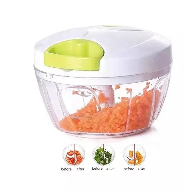 Mini Hand Pull Mincer Blender Mixer Processor Manual Food Chopper for Vegetable Fruits Nuts Onions