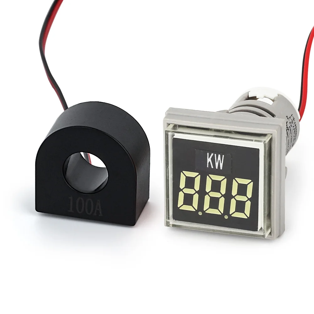 22mm white indicator power meter