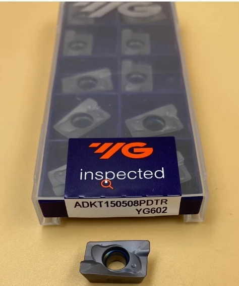 Оригинальный YG-1 фреза ADKT150508PDTR YG602 карбидные вставки для твердого сплава CNC