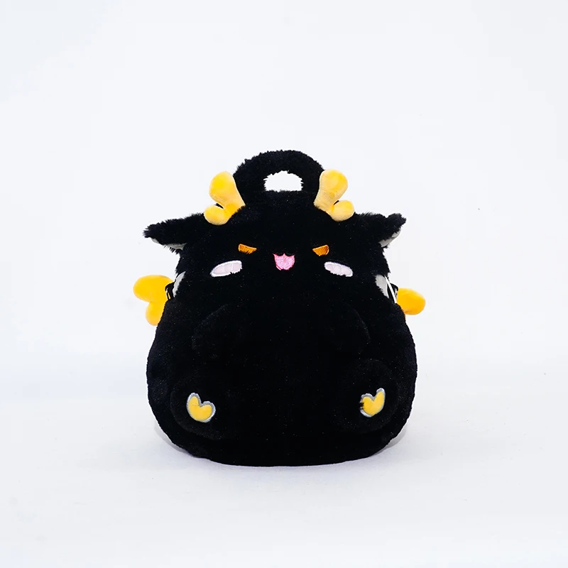 Cute soft practical Dun Dun Long dragon shape  backpack suitable as a gift cute backpack