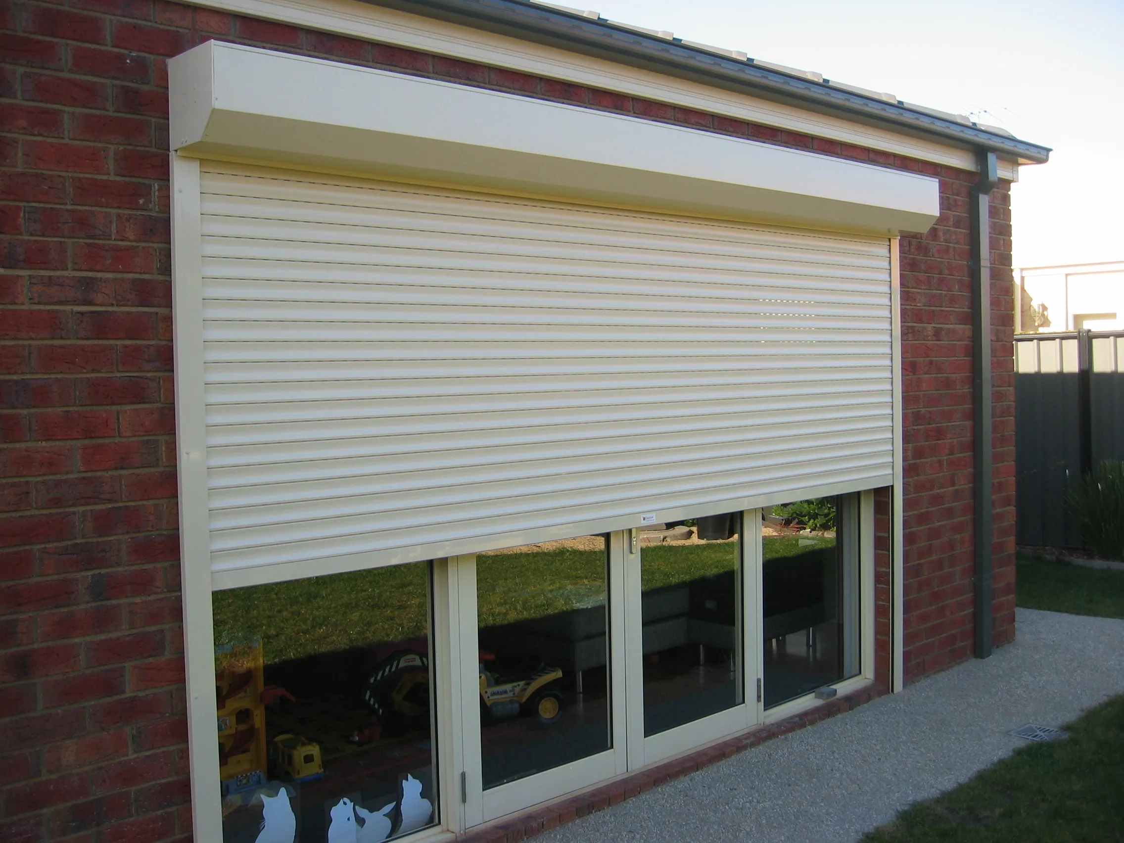 Exterior Metal Hidden Rolling Shutters windows External Electric Automatic Aluminum Roller up Shutter Window