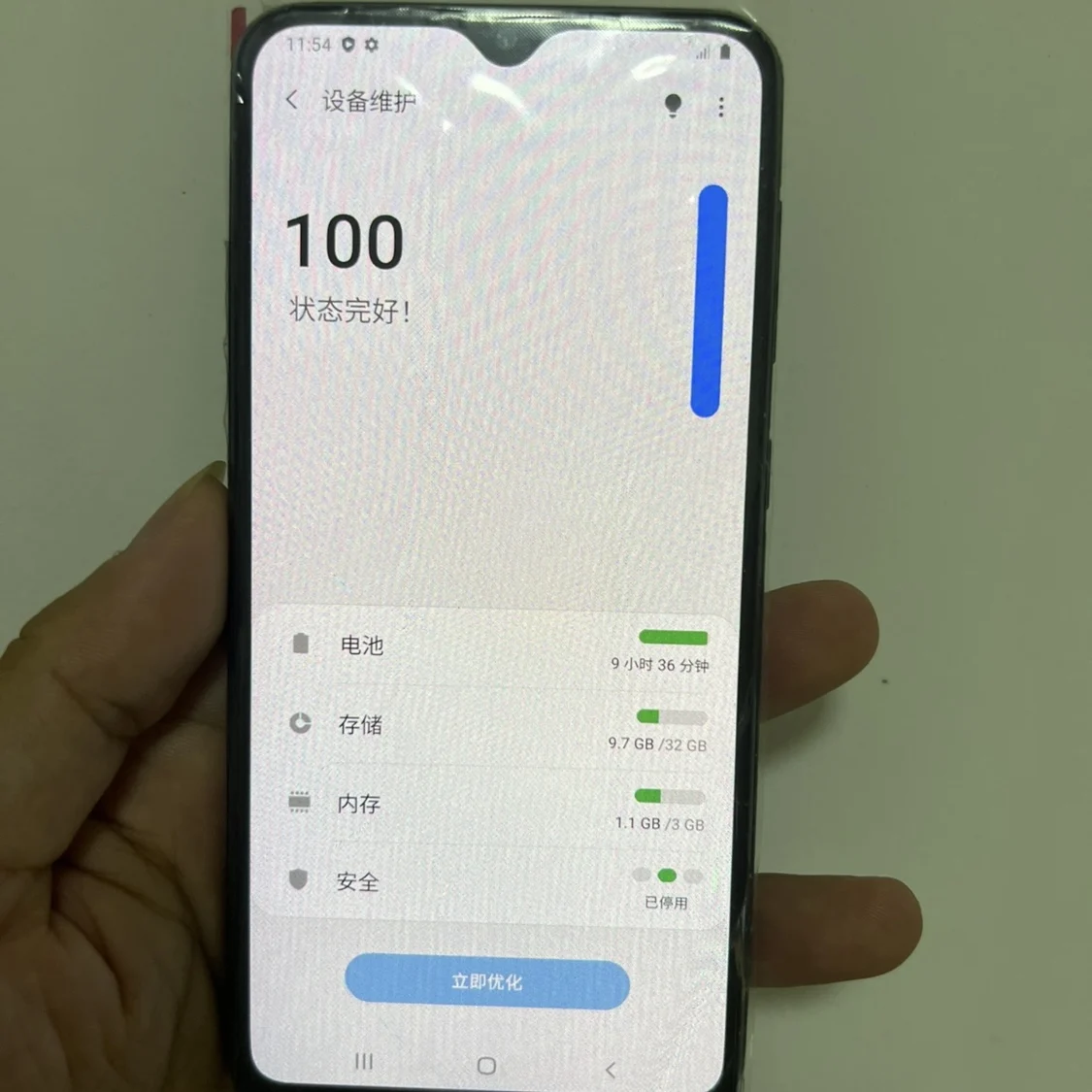 Low price wholesale used Original Android Mobile Phone 6.4 inch OLED Screen For Sam-sung Galaxy A20 3+32GB