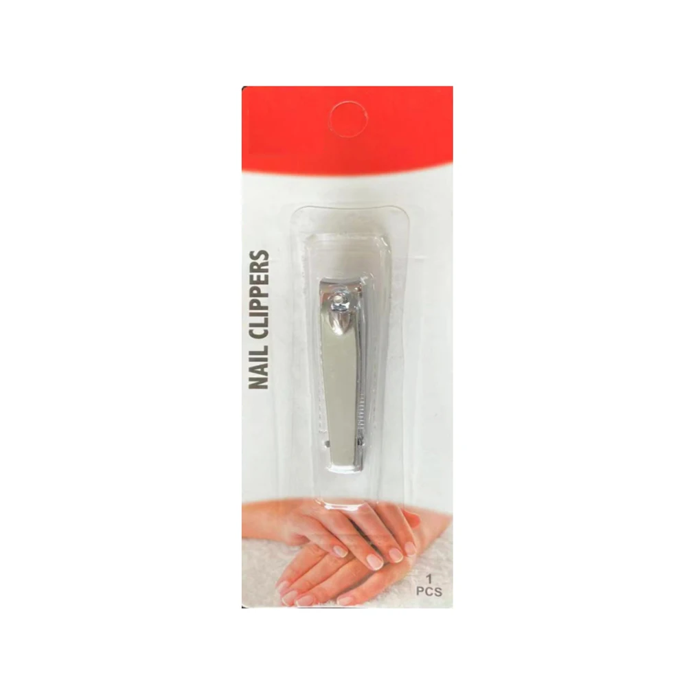 Portable Nail Clippers Wholesale Professional Pedicure Tool Metal Alloy Silver Large Medium Flat Oblique Toenail Clipper Cutter