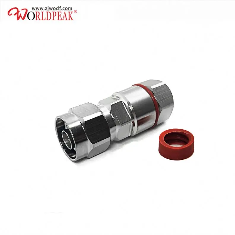 Cheap Price Rf Coaxial Cables 1/2 superflex cable N Male plug connector