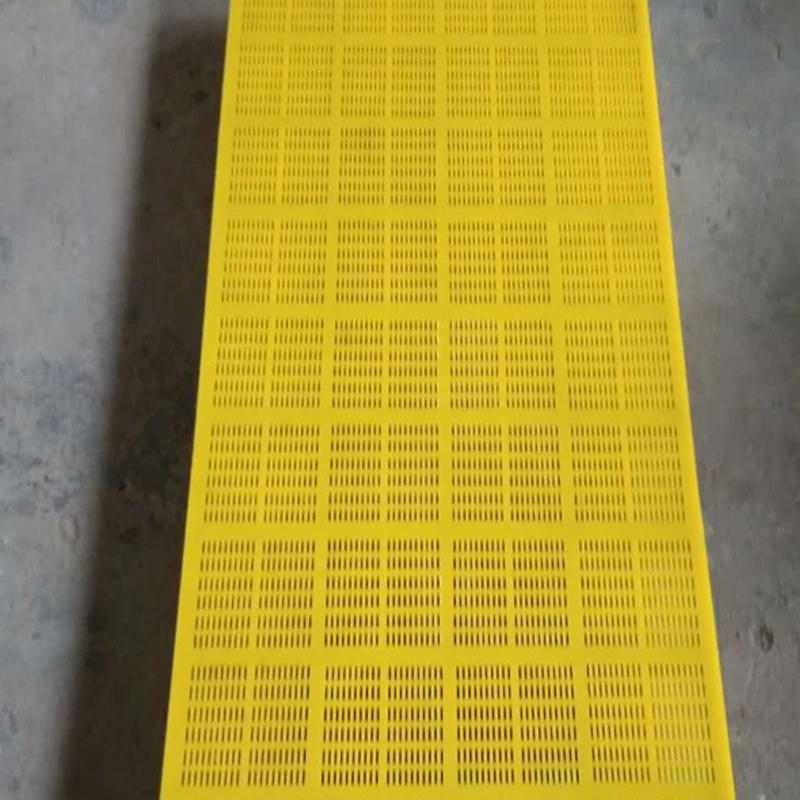Sieve Perforated Vibration Mesh Tensioned Coated Dewatering Vibrating Polyurethane Screen Belt