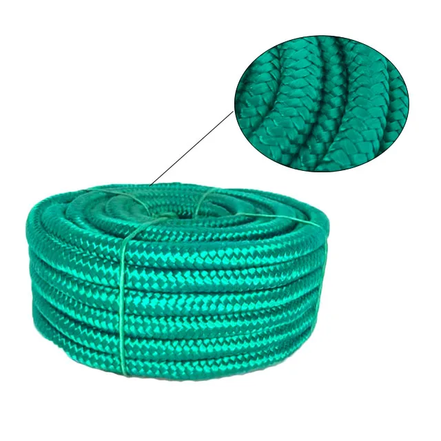 Hot Selling Durable Fishing Gear Green PP Braided Fishing Rope