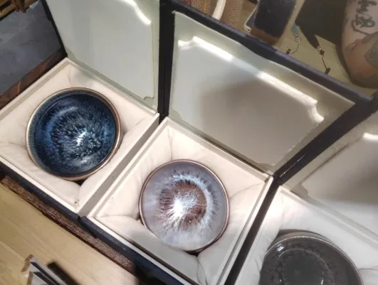 Purple clay pot packaging box sample tea cup gift box empty box wholesale