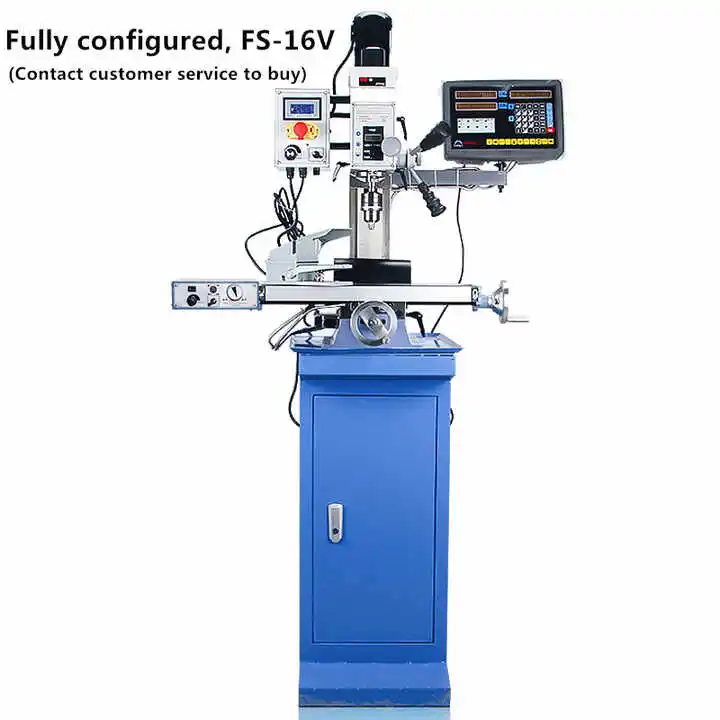 Conventional automatic variable speed digital display wood metal feed vertical milling drill