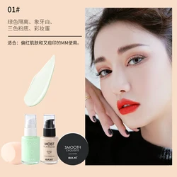 BAXI набор для макияжа Косметика оригинальная губка свободная пудра грунтовка для лица Жидкая Основа 4 в 1 Сияющий минеральный мерцающий косметический набор