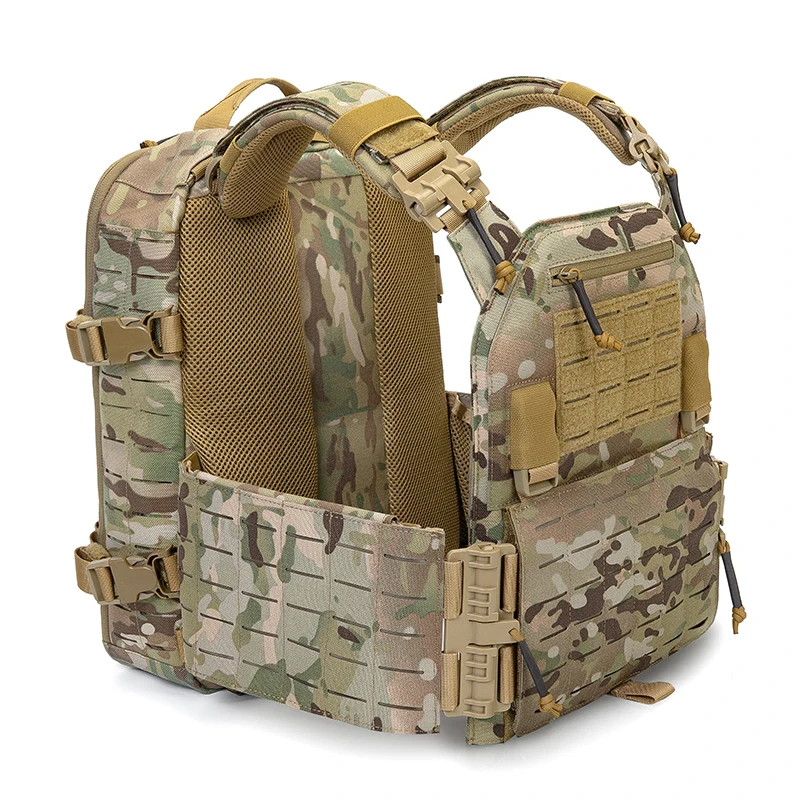 Gaf Hot Sale Quick Release Plate Carrier Custom 1000D Nylon Camouflage Chaleco Tactico Tactical Vest