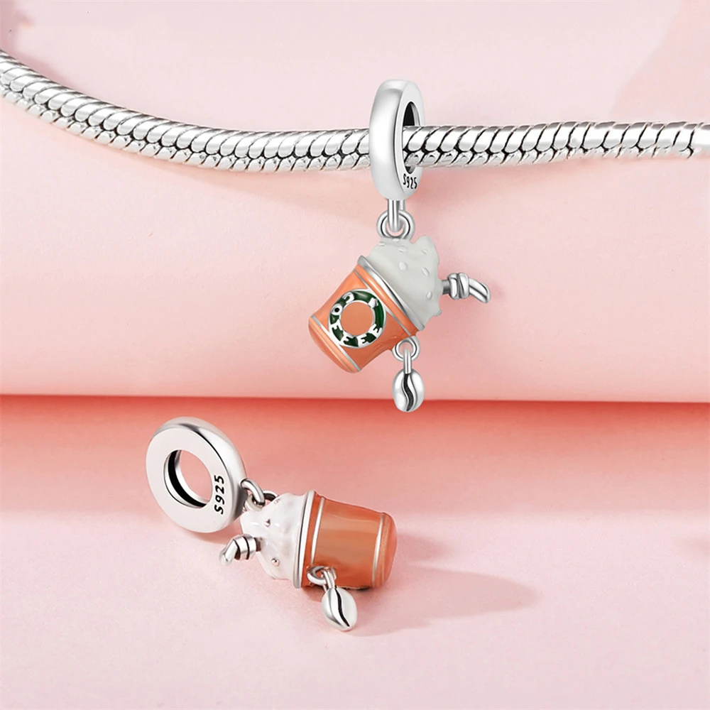 Wholesale price 925 sterling silver colorful enamel cartoon airplane travel souvenir charm pendant for bracelet necklace DIY