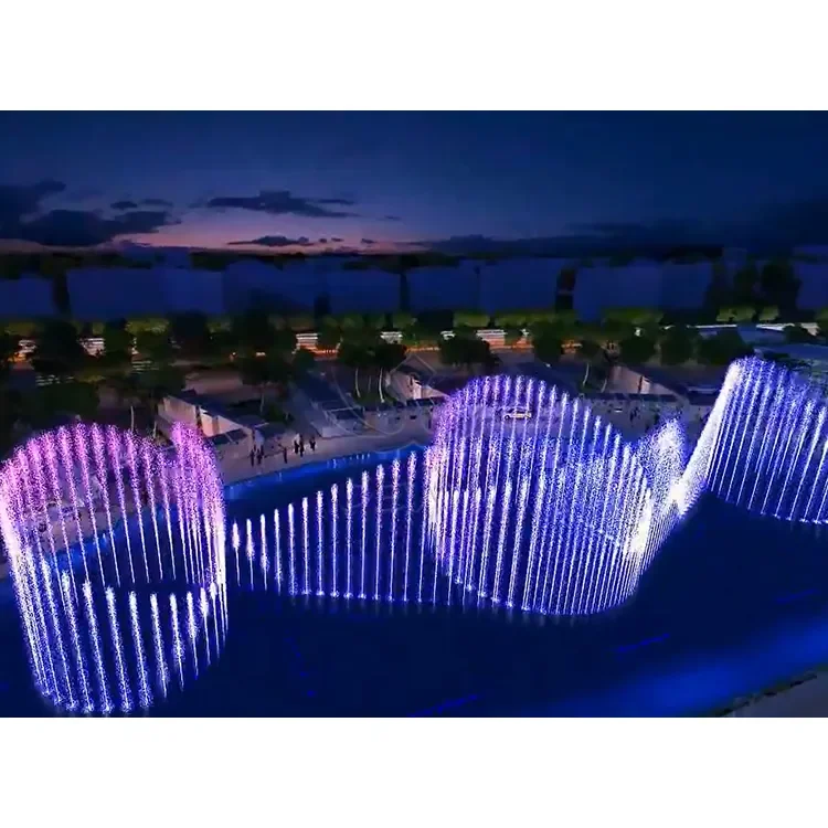 3D Custom Design Musical Dancing Water Fountain for garden lake pool square shopping mall villa