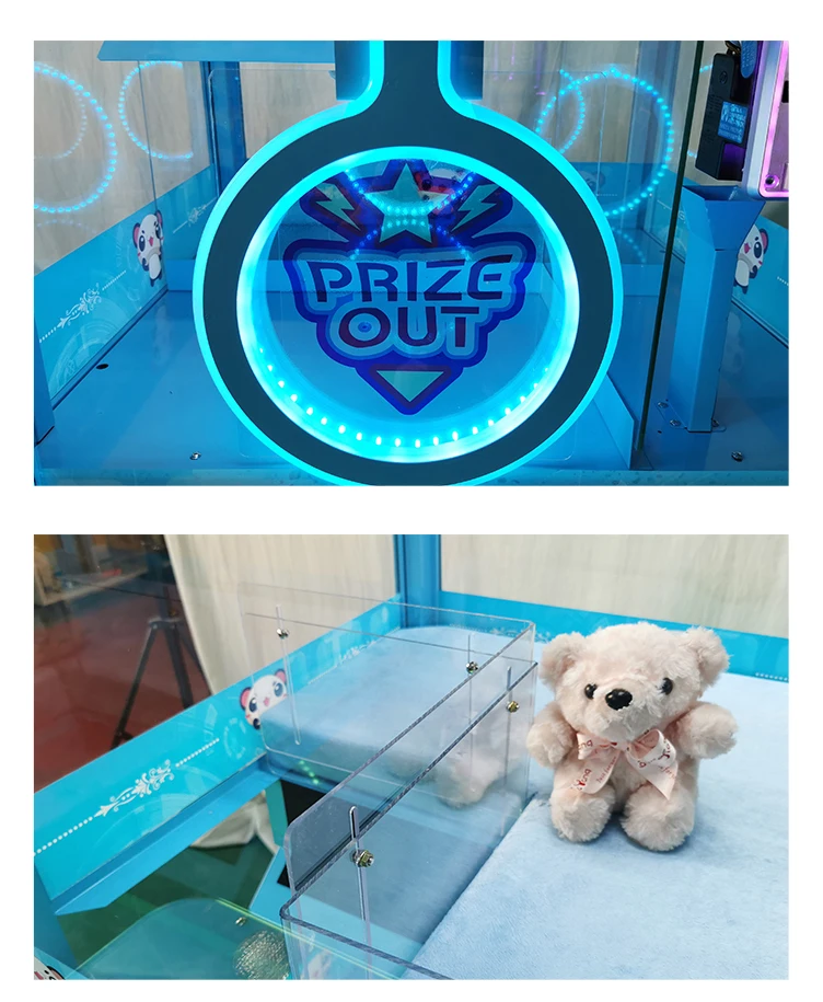Hot Sale Coin Operated Large Toy Vending Arcade Claw Crane Machine moved star Claw Machine With Card Reader Bill Acceptor