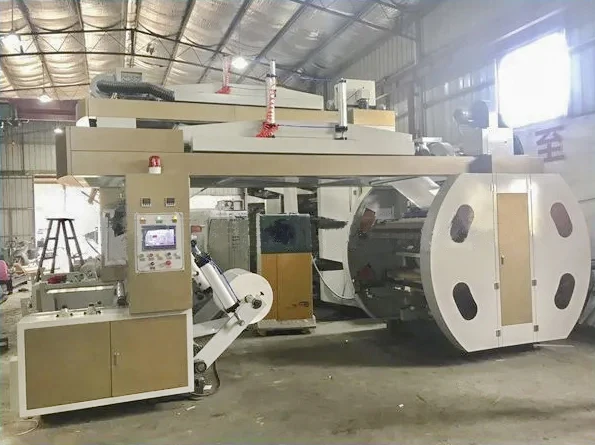 web inspection system automatic 4 6 8 colors Foil film Plactig Bag Printing ci flexo printing machine