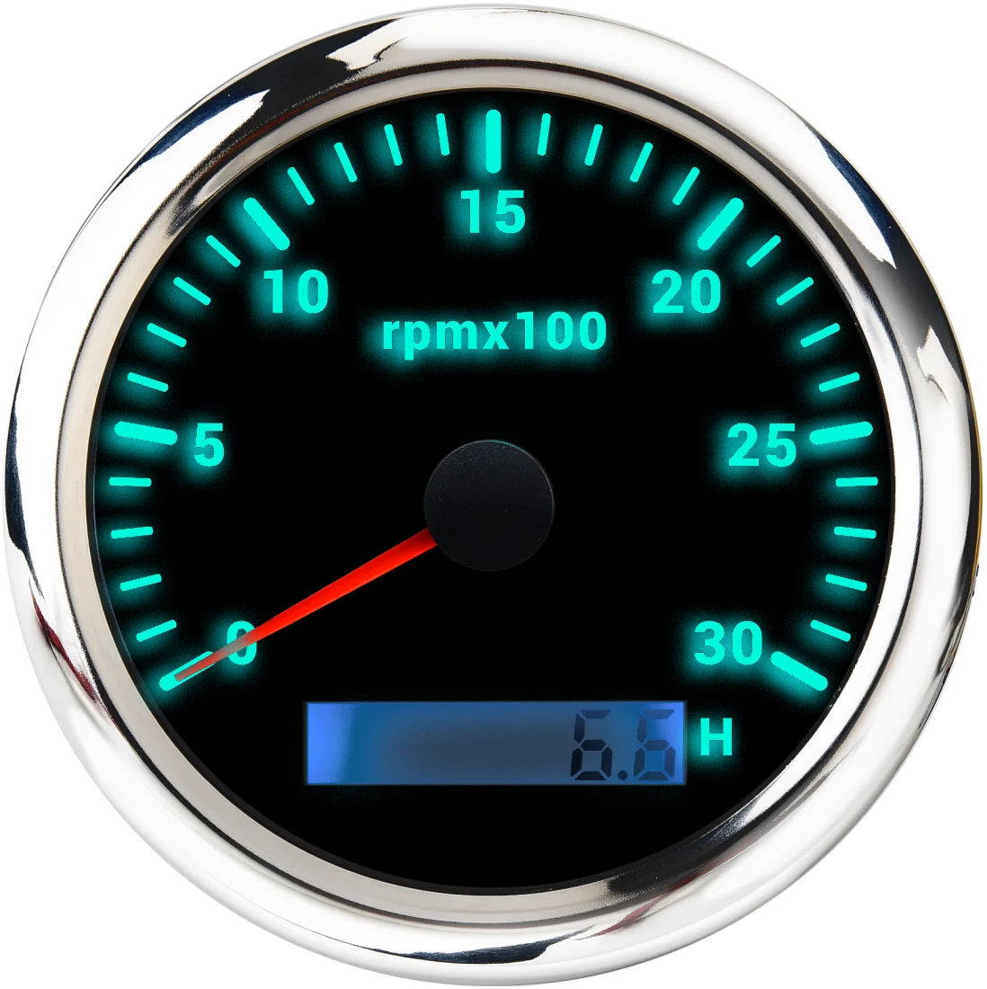 Diesel rpm 3 cylinder tachometer