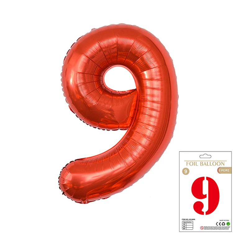 32 Inch Huge Gold Colors Digital Globos Numeros De Globos Number Foil Balloons For Birthday Party Decor