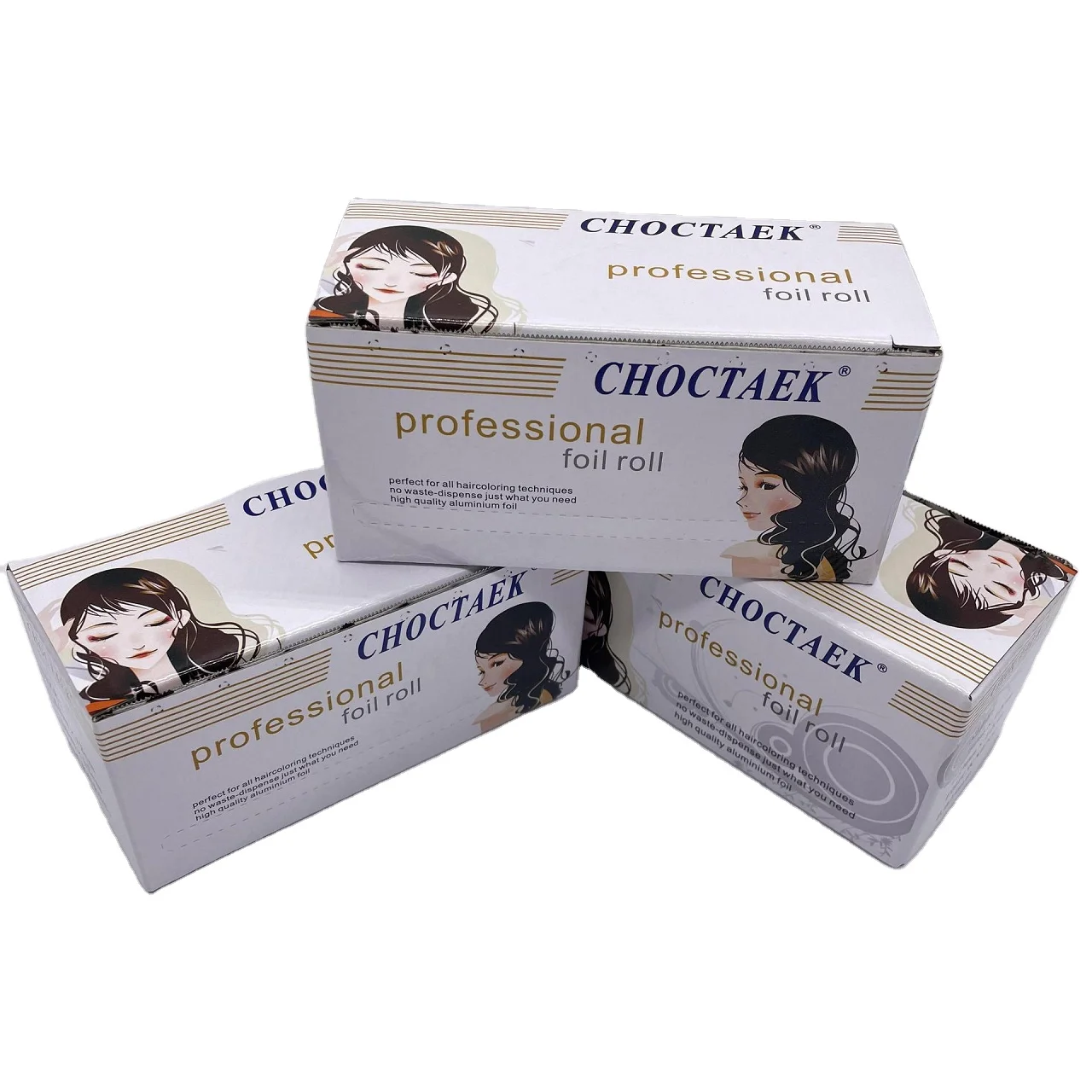 24 Packs aluminum foil for hair color hair salon coloring high quality hairdreesing foil for highlighting