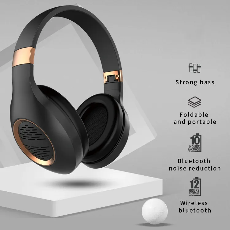 China Products Manufacturers Wholesale Head phones Bluetooth Headphones Wireless Head set For Travel Work
