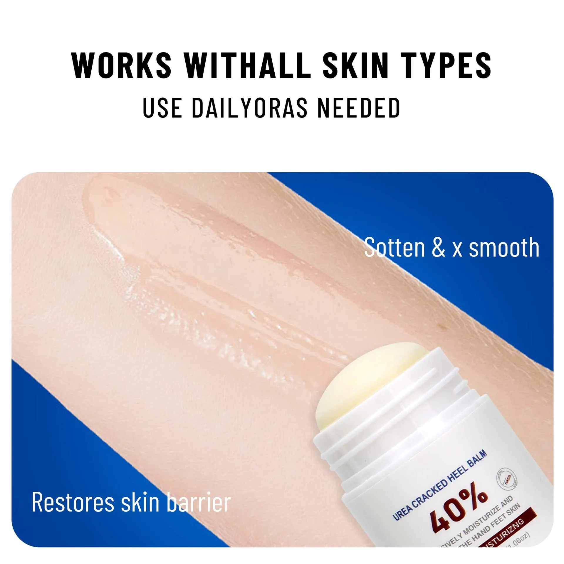 Custom private label urea cream 40% cracked heel repair care cream peeling and moisturizing hand and foot anti-cracking stick