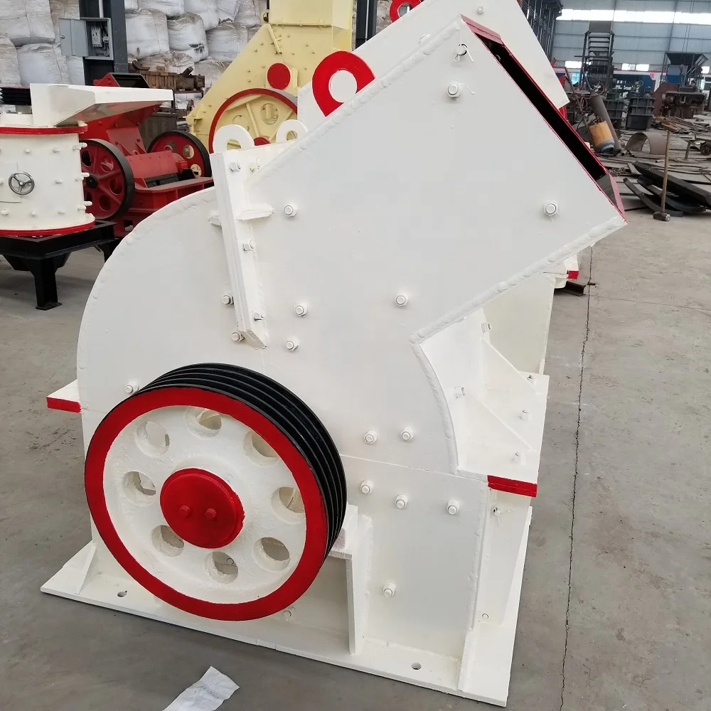 factory price mini sand making machine 5tph rock stone hammer crusher with conveyor belt