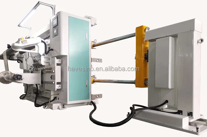 New Generation Customized OPS/OPP Film Rewinding Machine With Auto Unloading Frame