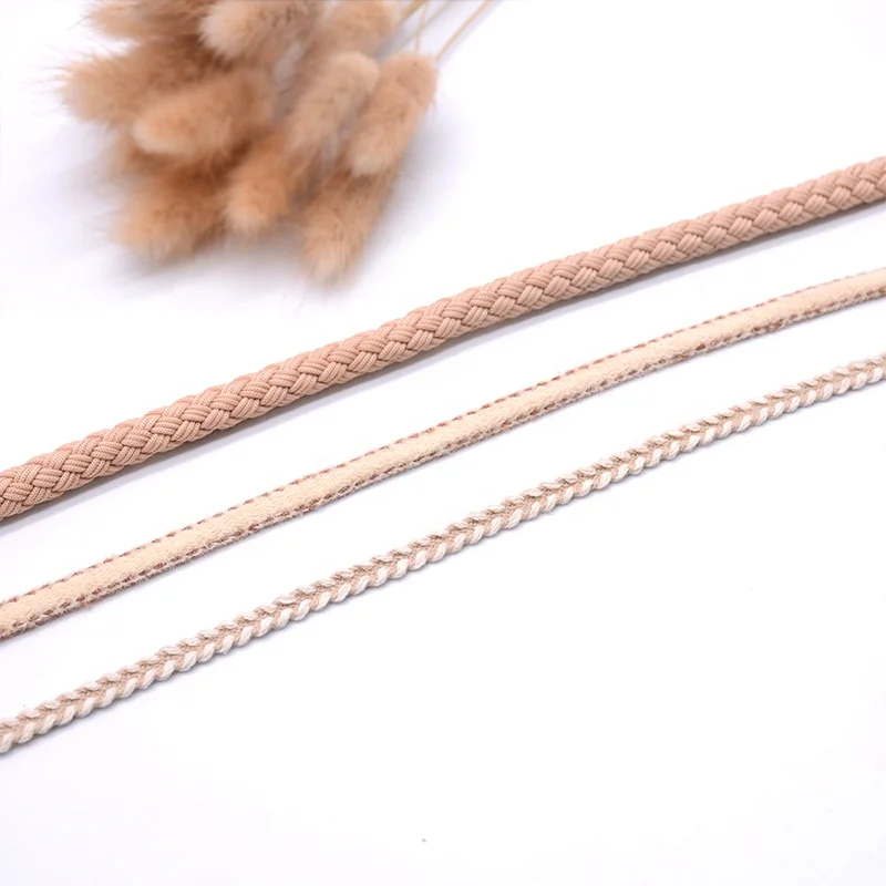 Popular Sustainable Coated Shoes Flat Twisted Round Cords